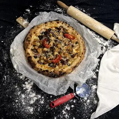 Steak and Chicken Pizza